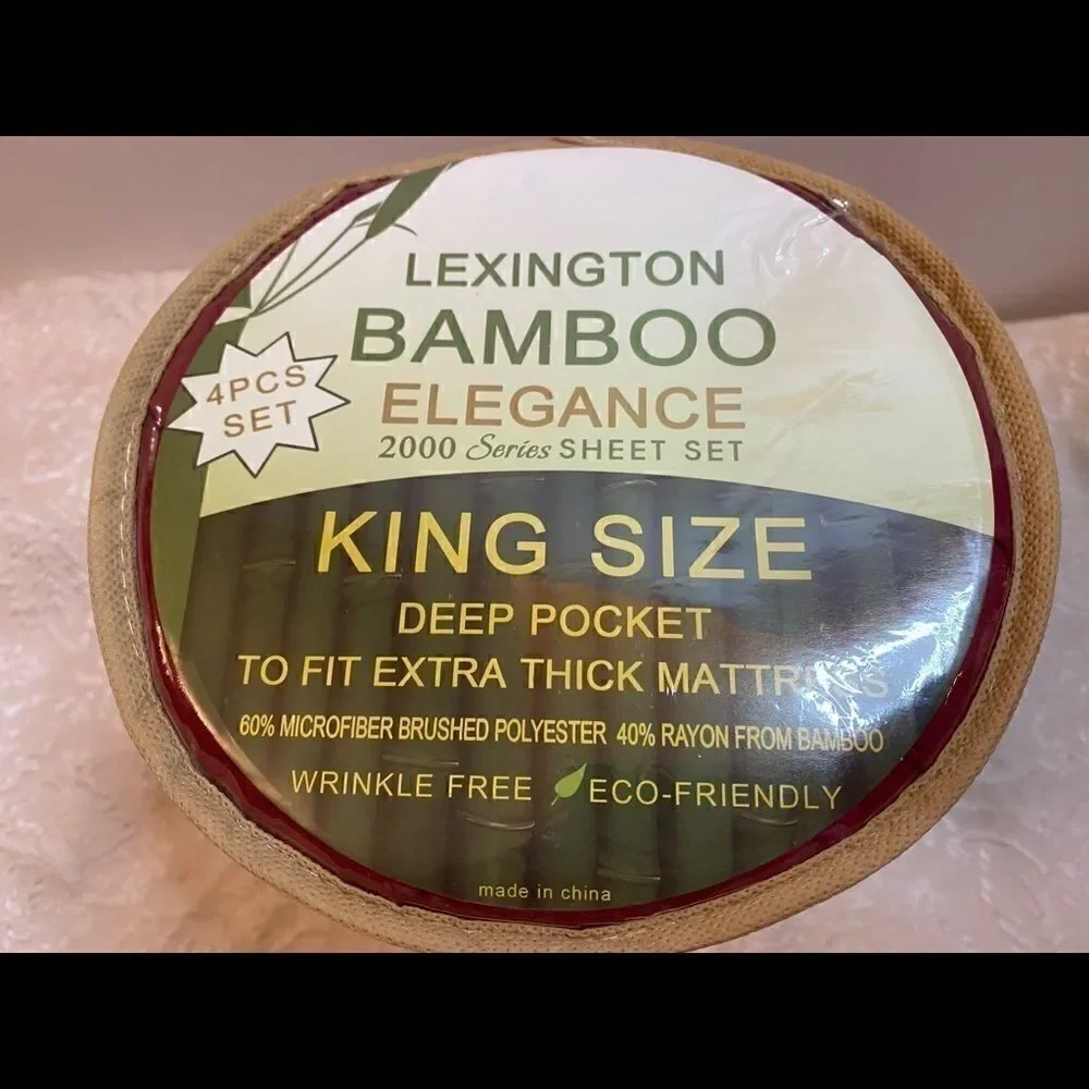 Lexington Bamboo 4 PCS sheet set 2000 series-King